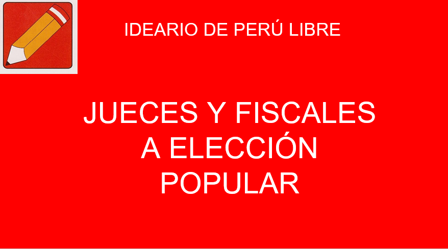 waldemar_cerron's tweet photo. ¡¡URGENTE!! REFORMA CONSTITUCIONAL. Eección de jueces y fiscales debe estar sometida al voto democrático del pueblo para que tenga además de legalidad, la legitimidad. JUSTICIA DEL PUEBLO PARA EL PUEBLO. https://t.co/HbTJycS20P