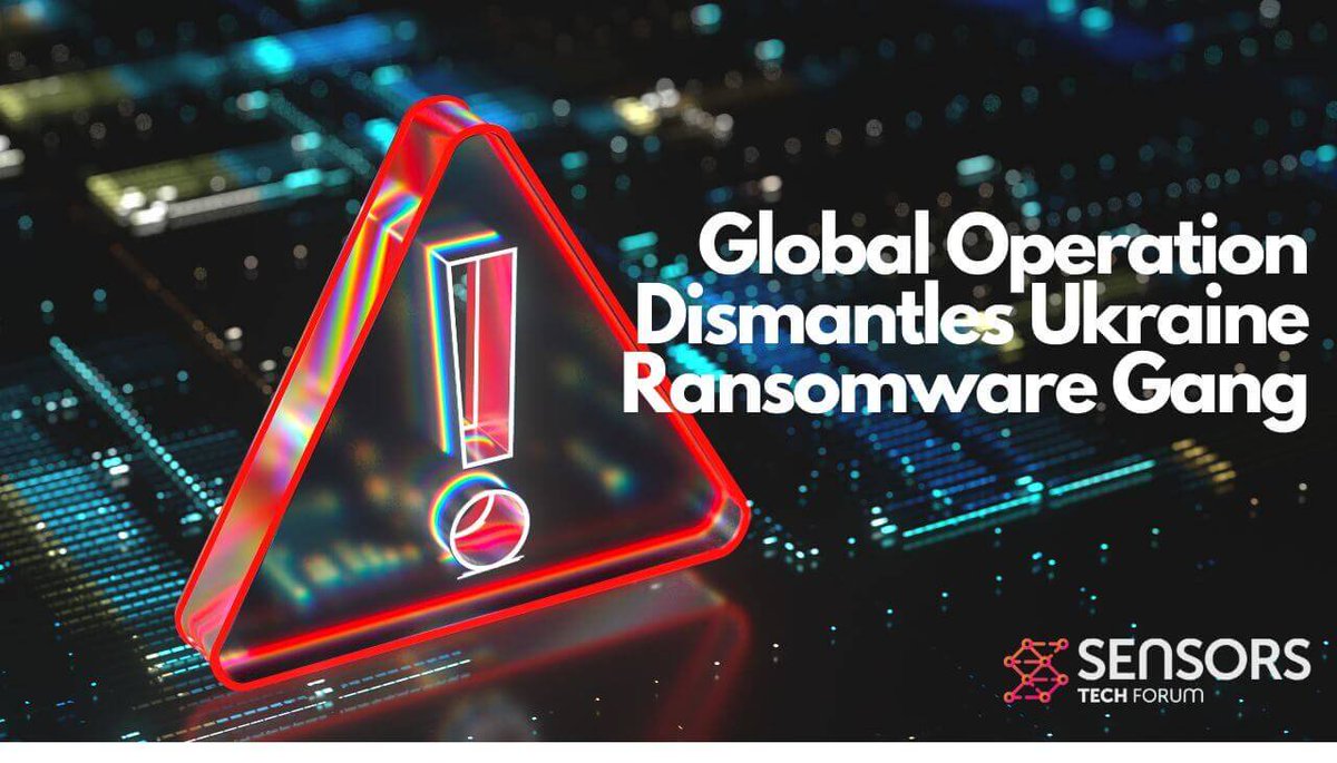 STechForum's tweet photo. Global Operation Dismantles Ukraine Ransomware Gang: https://t.co/aBFHGPMNzO
#Ransomware #Ukraine #CybersecurityNews https://t.co/g9aE2q7Km9