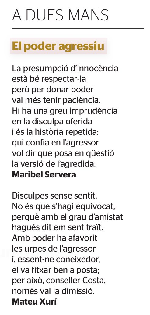 Per això, conseller <a href="/a_costacosta/">Toni Costa</a> 
només val la #dimissió