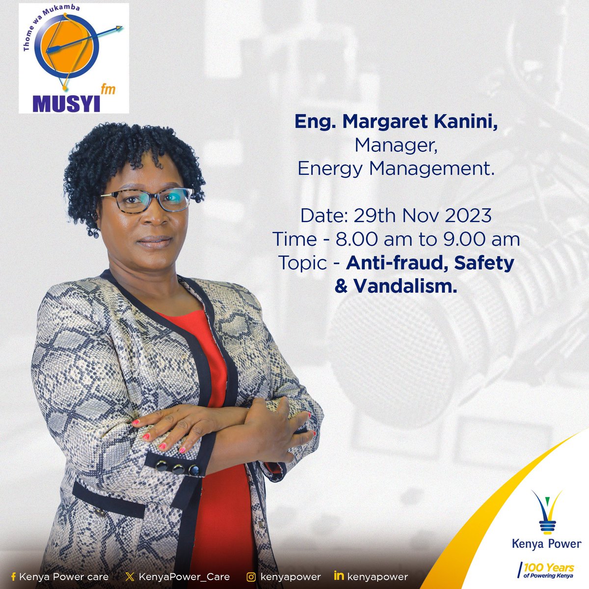 How can we collectively combat theft, fraud, vandalism, and ensure public safety in our neighborhoods? Tune in to Musyi FM from 8:00 am, and be part of the conversation. #KaaRada #EpukaNoma ^JC