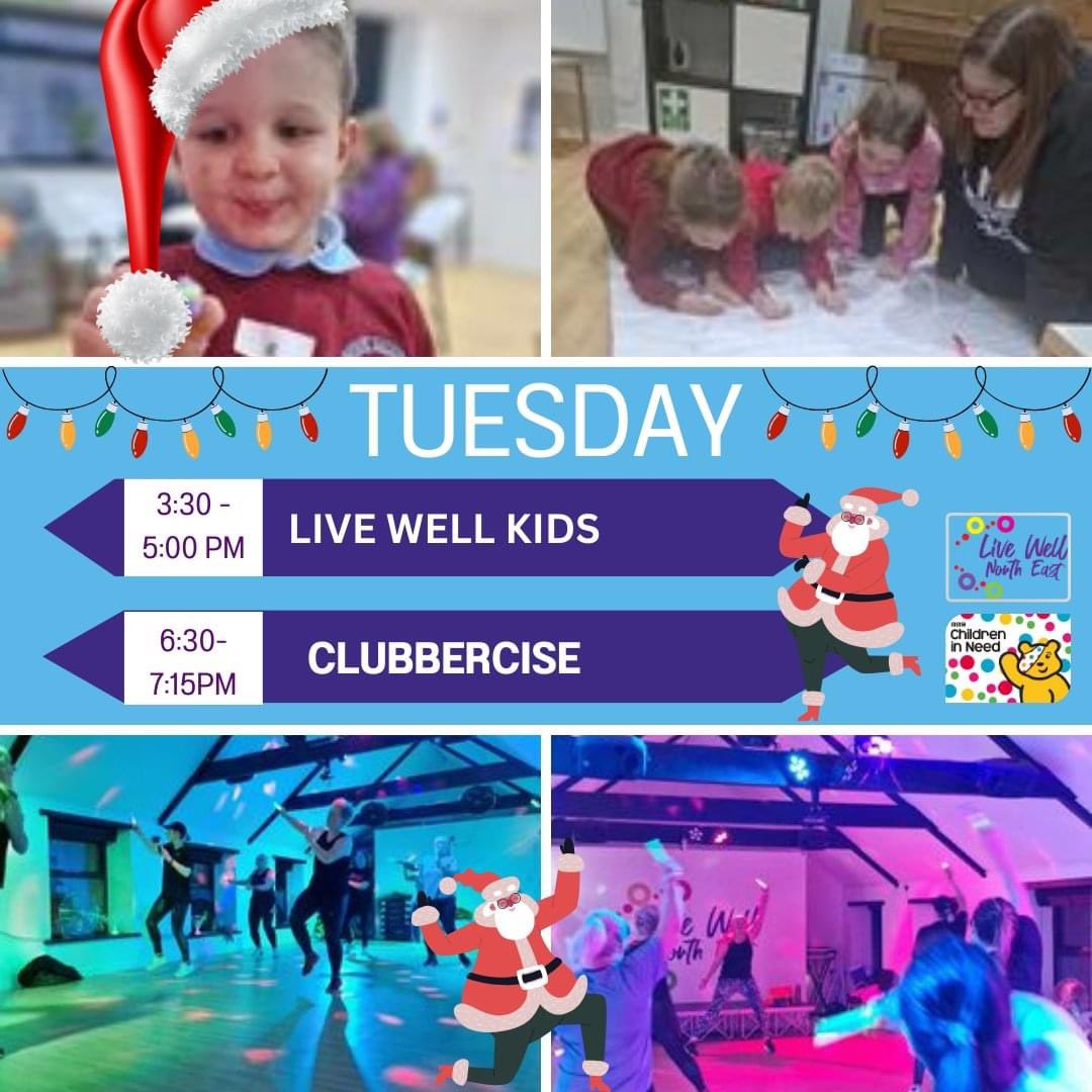 Live Well Kids is all about Christmas crafts and fun with friends! 
Clubbercise, awesome music and great way to make you feel good!!!

#fitness #wellbeing #livewell