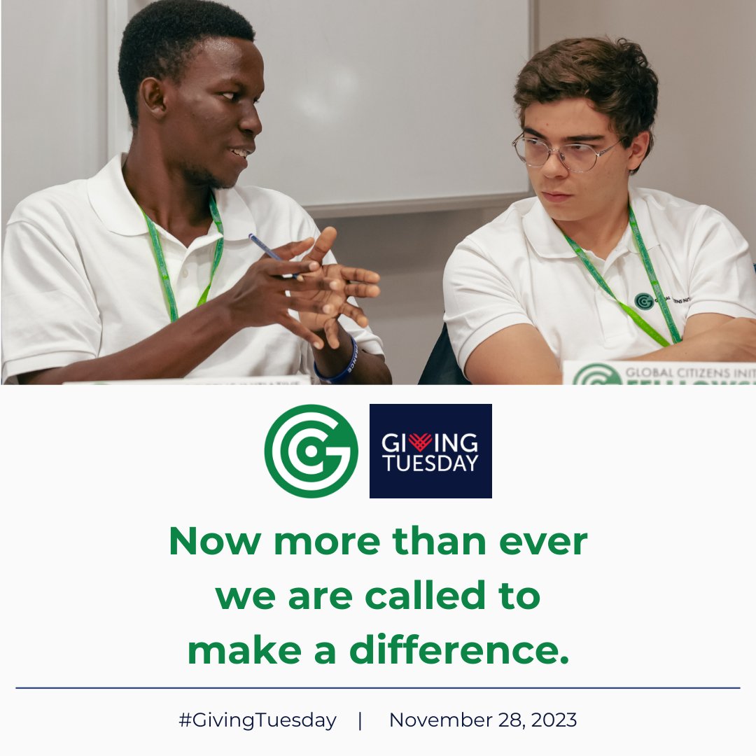 GoGCI's tweet image. In these challenging times, GCI is committed to our unwavering belief that collective action, fueled by compassion and innovation, can build a better world. 

On #GivingTuesday, please contribute to our #GlobalImpactCampaign!

🤝Donate now: ow.ly/Hkff50Qakmj