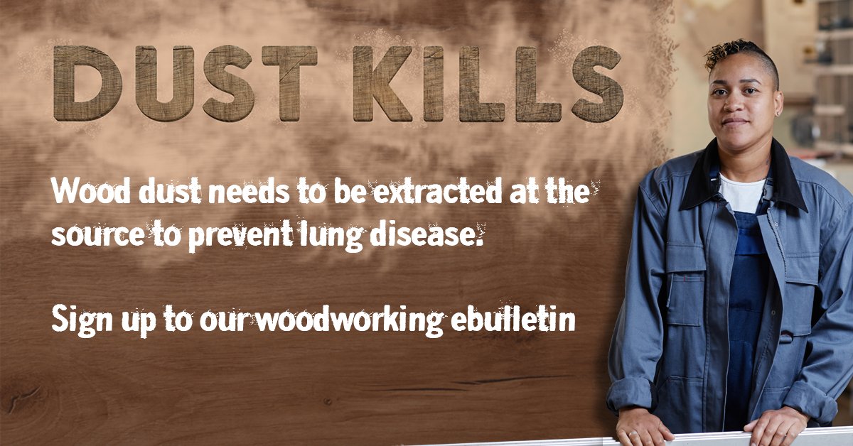 Wood dust can cause occupational lung disease if the risks are not controlled. Act now, subscribe to our woodworking ebulletin for regular updates direct to your inbox: public.govdelivery.com/accounts/UKHSE…
#Woodworking 
#Health