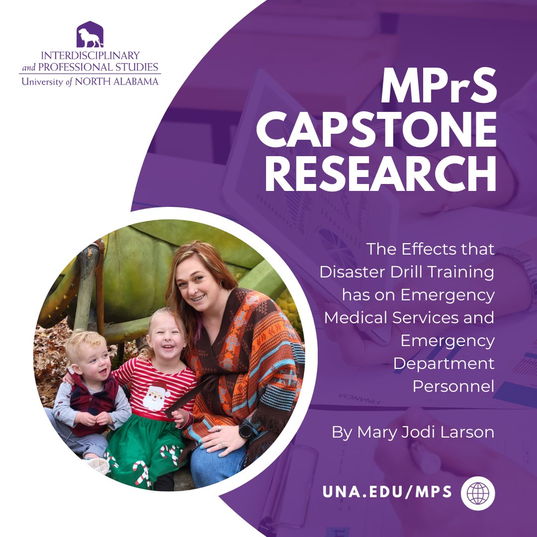 MPrS student, Mary Jodi, is researching preparedness of emergency medical services and emergency departments in relation to radiological based scenarios to help gauge the need for additional hands on and informational training sessions. See more at instagram.com/IDSatUNA. #MyUNA