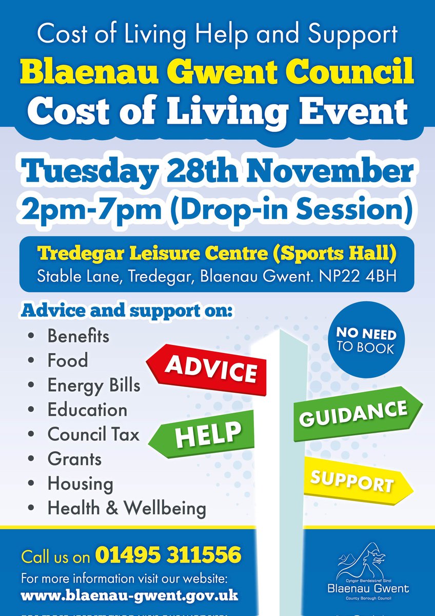 Going to be a great event 
All welcome 
#CostOfLiving <a href="/BlaenauGwentCBC/">Blaenau Gwent CBC</a>