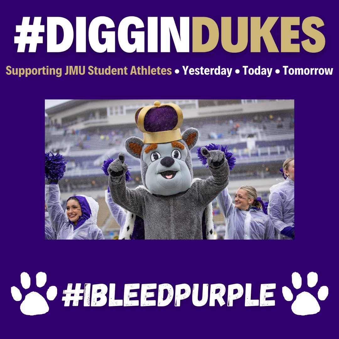 𝐃𝐈𝐆𝐆𝐈𝐍’𝐃𝐔𝐊𝐄𝐒 𝐈𝐒 𝐇𝐀𝐏𝐏𝐄𝐍𝐈𝐍𝐆 𝐍𝐎𝐖 ‼️ Explore DigginDukes.com to show your love for your favorite JMU sport programs by making a gift 𝑻𝑶𝑫𝑨𝒀. Follow all the action until 11:59 p.m. tonight! #DigginDukes