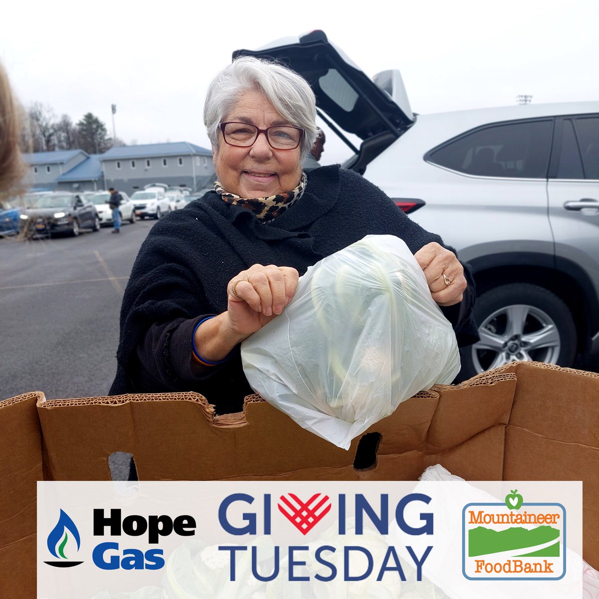 Today is the big day‼️❤️ Make an impact this #GivingTuesday! You can be the reason a family has food to share around the table this holiday season. Thanks to Hope Gas, your gift has double the impact. You can easily donate here: bit.ly/3QP7LZ1