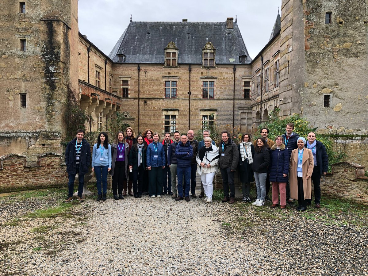 The @IRC_ORCaSa team gathers today near #Toulouse for the general assembly of the project. What a better place than a French castle 🏰 to discuss #soil carbon practices & solutions! We are also please to have people from sister projects: @prepsoil @EJPSOIL #MARVIC #CarboSMS...