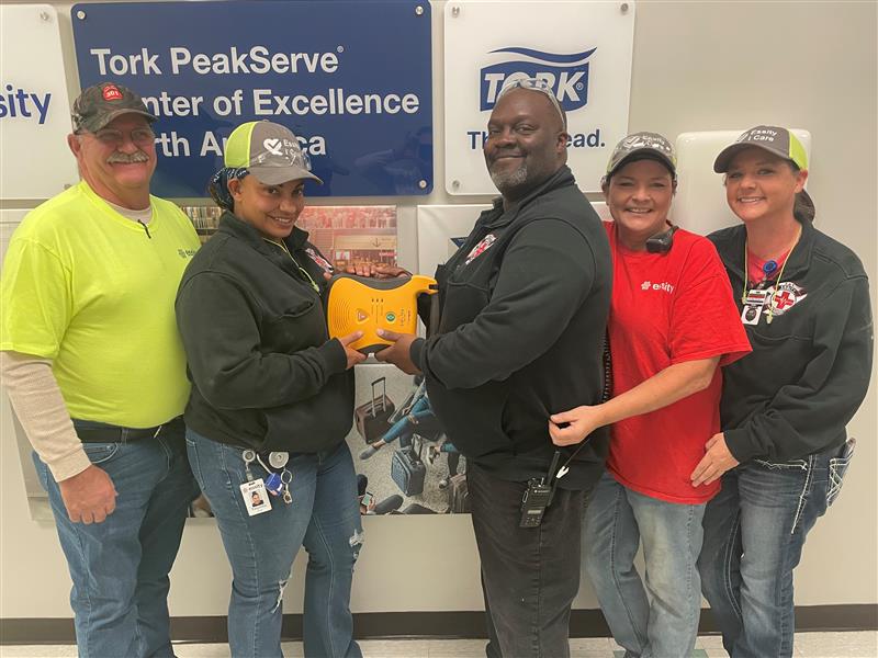 Our Harrodsburg site donated life-saving medical equipment to Anderson-Dean Park in Harrodsburg! The two AEDs (automated defibrillator devices) will be housed in the 75 acre park to help keep the community safe. #givingtuesday