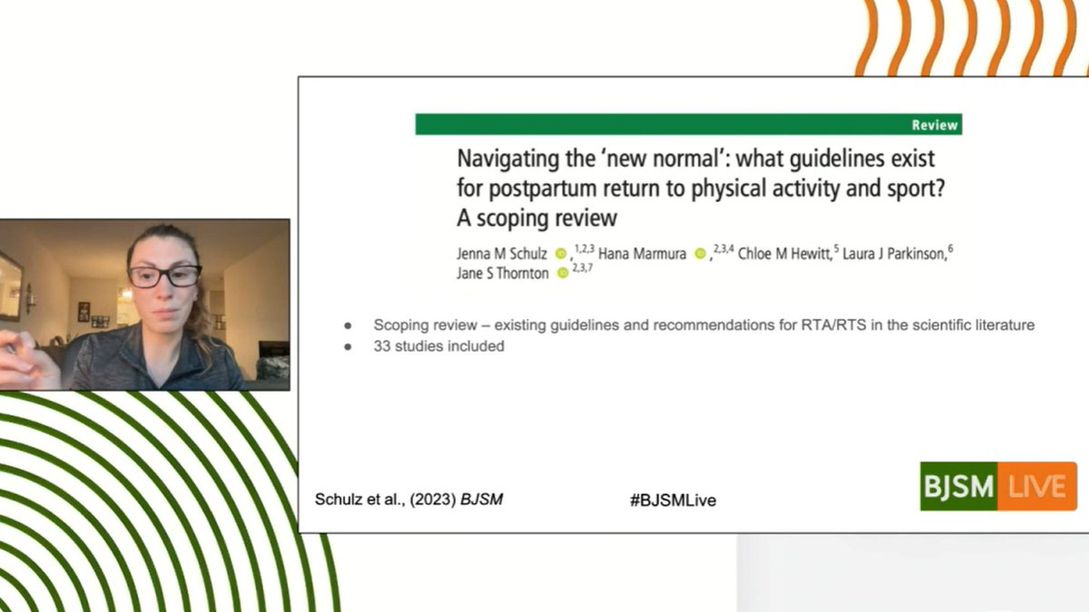 ACPSEM (@physiosinsport) on Twitter photo <a href="/jennaschulz_1/">Jenna Schulz • MPT, PhD</a> explores guidance for Postpartum Return to Sport & Return to Physical Activity.
Advocates step wise criteria based approach along a continuum with absence of markers at each stage:
-Pelvic gridle pain
-Incontinence
-Bleeding
-Fatigue
-Poor neuromuscular control <a href="/jennaschulz_1/">Jenna Schulz • MPT, PhD</a> explores guidance for Postpartum Return to Sport & Return to Physical Activity.
Advocates step wise criteria based approach along a continuum with absence of markers at each stage:
-Pelvic gridle pain
-Incontinence
-Bleeding
-Fatigue
-Poor neuromuscular control