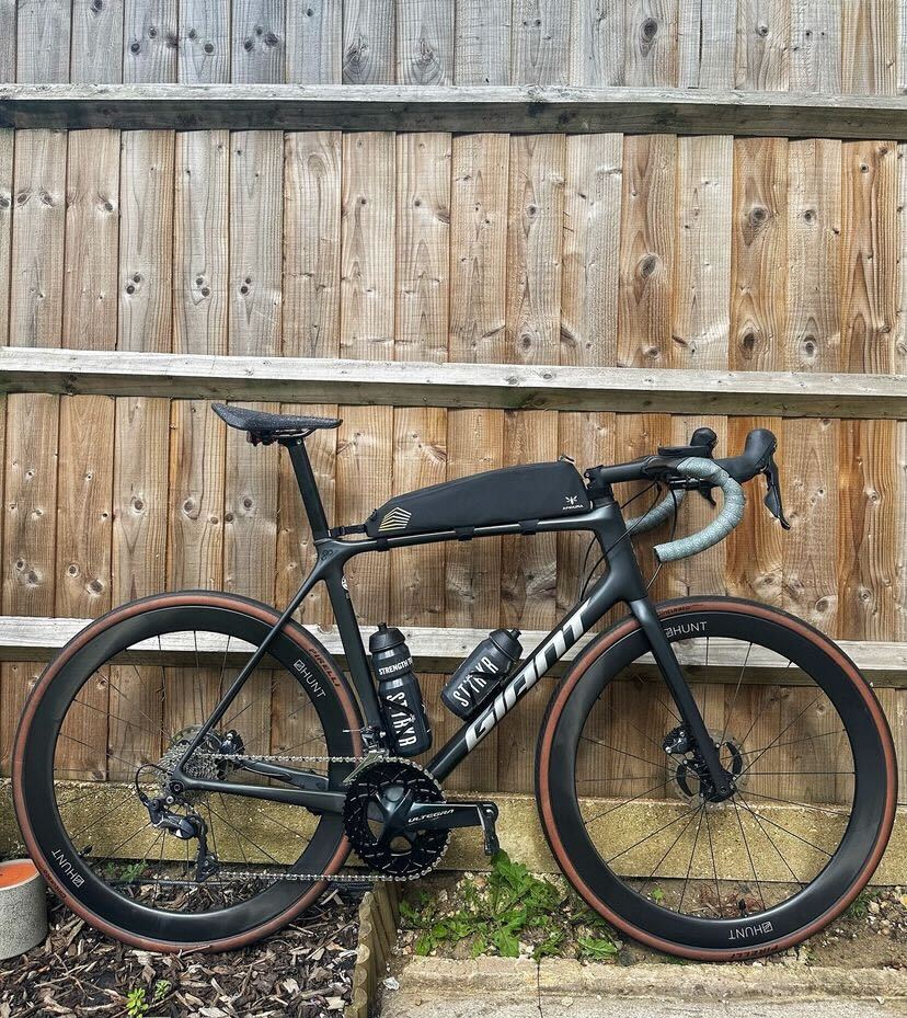 Daniel Nelson-Smith's TCR is fully loaded in preparation for this year's festive 500 challenge! #TCRTuesday #RideUnleashed