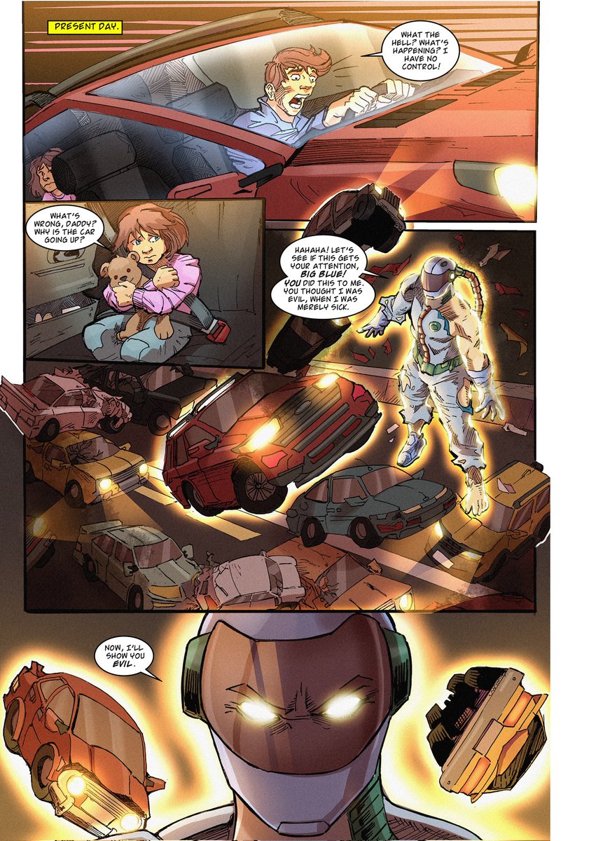 Here's a sample from Saint 2: Ch. 1!! I'm excited to say that we're past the halfway point!! Art by <a href="/valter_be/">ValtSanto</a>, colors by <a href="/bea_navarroart/">Bea Navarro</a>, letters by myself. 

jrdcomics.ca 

#indiecomics #workinprogress #comicbookart #superhero #jrdcomics #saint