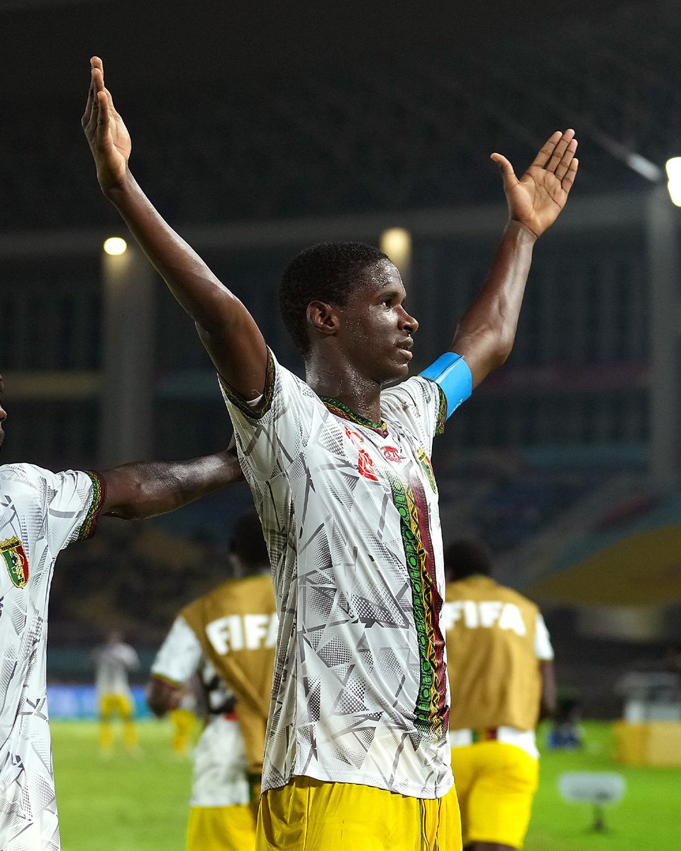 FIFAWorldCup's tweet photo. Ibrahim Diarra 🔥

🇲🇱 Mali takes the lead against France in the #U17WC Semi-Final! https://t.co/x8YOCqDbxX