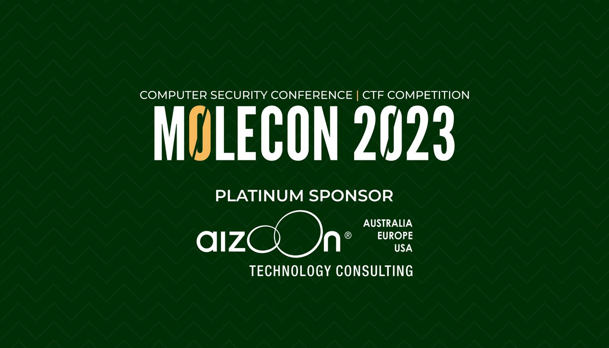 pwnthem0le (@pwnthem0le) on Twitter photo We're glad to welcome <a href="/aizoongroup/">aizoOn Technology Consulting</a> among our Platinum sponsors. Thanks for the support! We're glad to welcome <a href="/aizoongroup/">aizoOn Technology Consulting</a> among our Platinum sponsors. Thanks for the support!