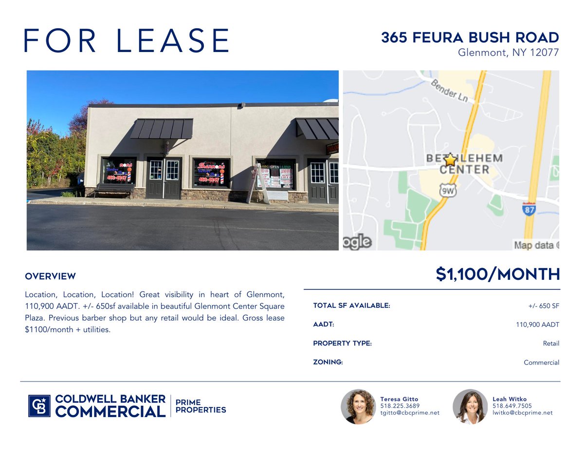 LeahWitko's tweet image. Back on the market! #retail #glenmontny #endcap #salon #barbershop #cre #teresagitto #witkocbcpp #cbcpp #cbcworldwide