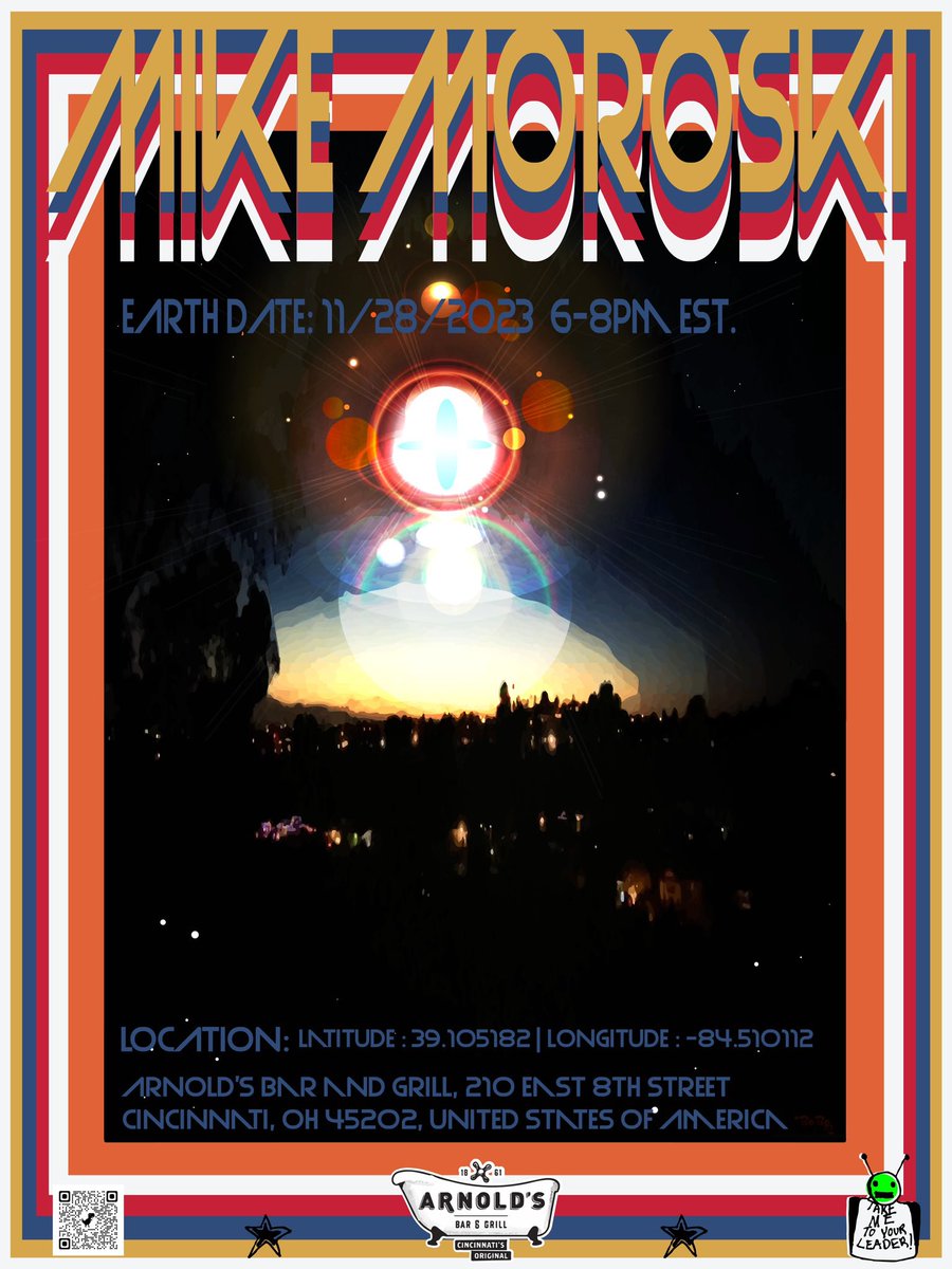 Mike Moroski (@mike_moroski) on Twitter photo TONITE!!!
My final solo show of the year at <a href="/Arnoldsbar/">Arnold's Bar & Grill</a>!
(Altho there may be some special guests 🤫)
Show starts at 6p or earlier. TONITE!!!
My final solo show of the year at <a href="/Arnoldsbar/">Arnold's Bar & Grill</a>!
(Altho there may be some special guests 🤫)
Show starts at 6p or earlier.