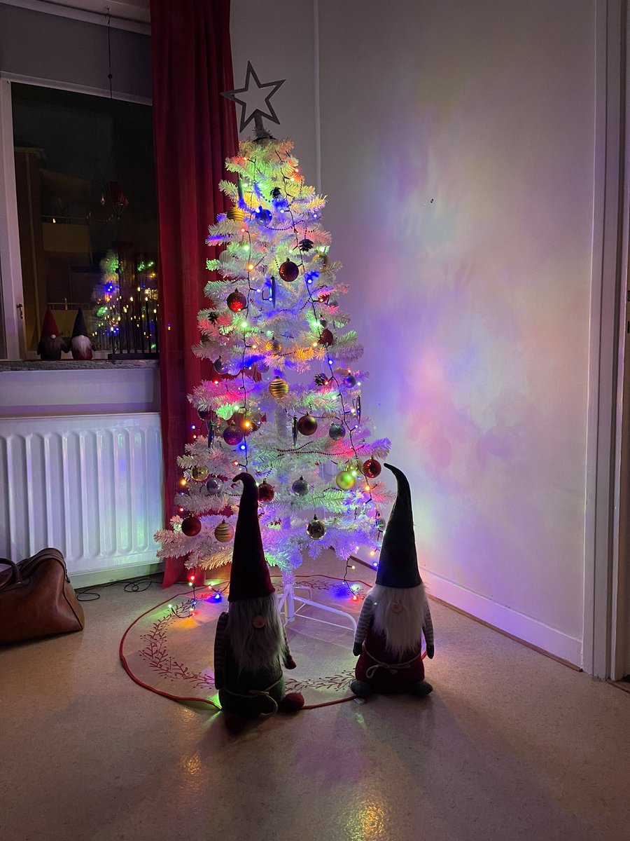 annelibergman's tweet photo. Christmas decorations at my gaming rig and my RGB Christmas tree! 🎄 

This is my favorite holiday season! 😍 https://t.co/24stSjViK6