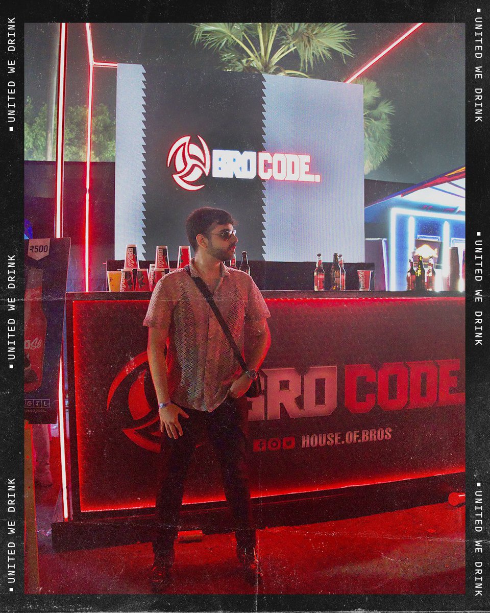 BroBevs's tweet photo. Bro, DGTL takeover was an absolute thrill ride!
 Shoutout to the squad that lit up the night with beats so wild, it was like a blast. 
Legendary vibe, no cap! 🚀🔊💥 
#BroCode #Brose #UnitedWeDrink #BuzzUpBro #DGTLMumbai #DGTL https://t.co/UPvSAFaVyT