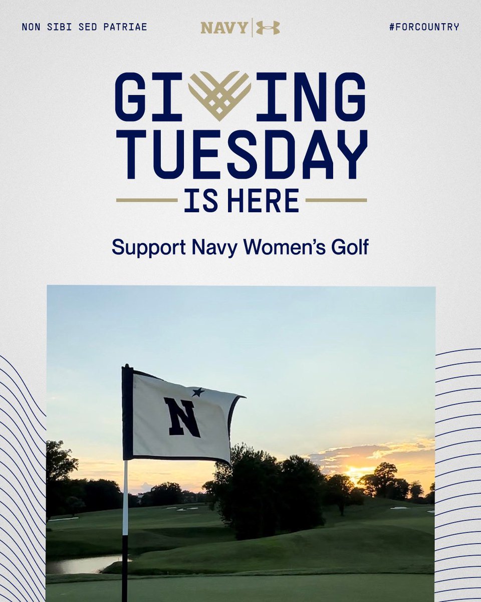 It’s giving Tuesday!! Please consider donating to Navy Women’s Golf. Your support helps us provide a first class experience for our Midshipmen! Use the link below to make your donation. Thank you! navysports.com/sports/2022/9/…