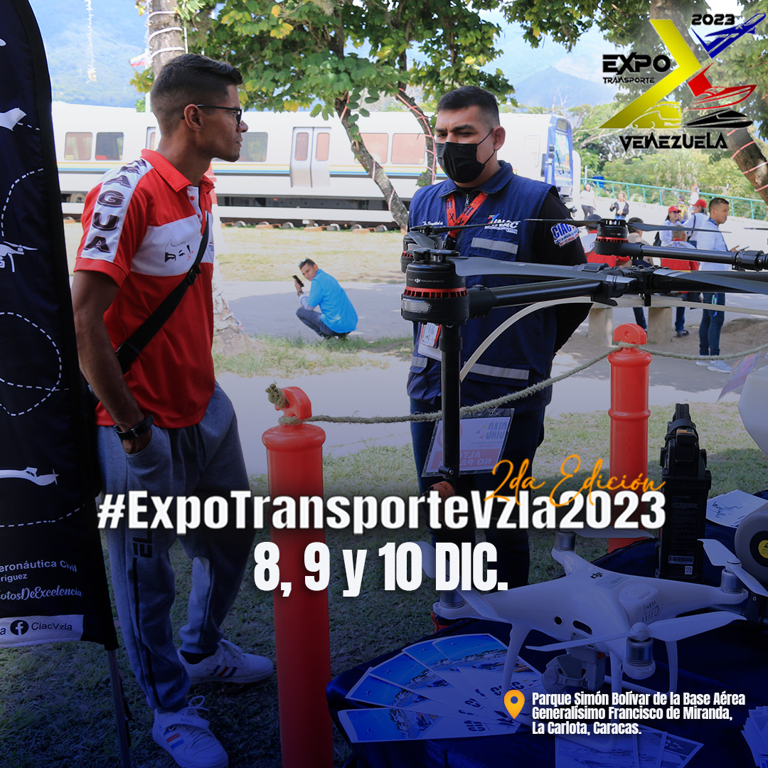 📍Desde la #GranMisiónTransporteVenezuela los invitamos a participar en la segunda edición de la #ExpoTransporteVzla2023, el evento que enaltece al sector en el país, con las mejores exhibiciones #LlégateALaCarlota 

¡TE ESPERAMOS! ✅