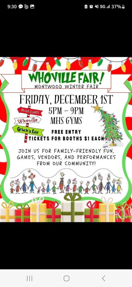 Please join us for @MontwoodHS Winter Fair, Friday, December 1, 5pm-9pm , MHS Gyms - Free Entry, Food, Arts, Crafts, and Performances #ExcellenceForAll #EarnYourHorns #TeamSISD #CourageCreativityInnovation @MSynergi4 @_MHSSTUCO