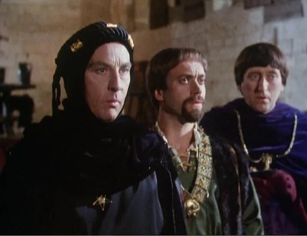 1:35pm TODAY on @ITV4

From 1984, s1 Ep 1 of the #HTV #RobinHood series📺 “Robin of Sherwood” - “Robin Hood and the Sorcerer - Part Two ” directed by #IanSharp & written by #RichardCarpenter

🌟#MichaelPraed #NickolasGrace #RayWinstone #RobertAddie #AnthonyValentine #MarkRyan