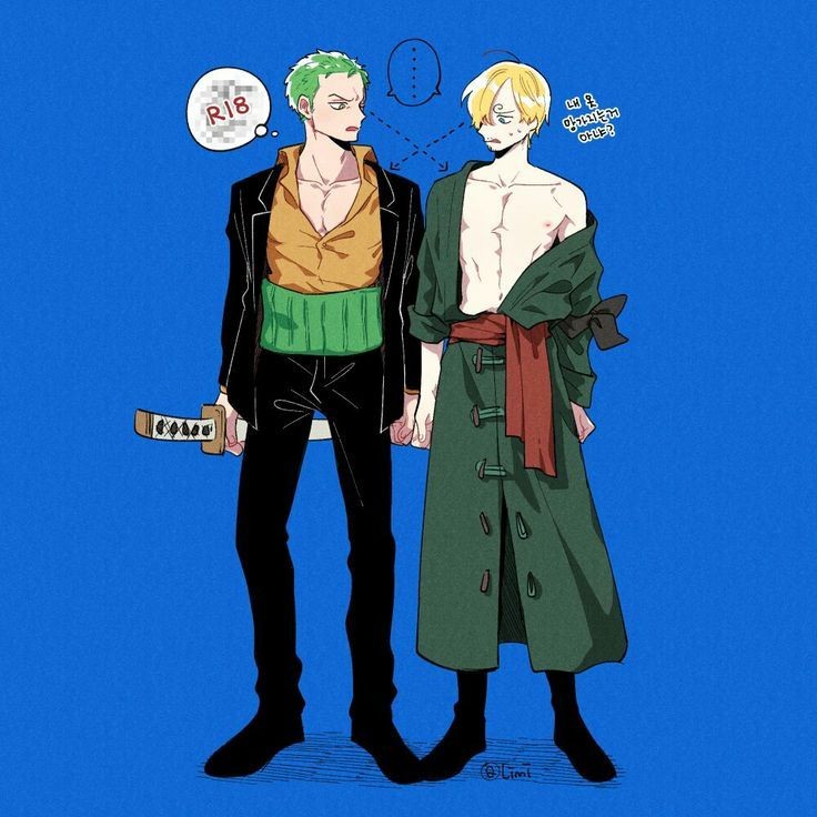 cyberkitty470's tweet photo. Wearing eachother's clothes 👉🏻👈🏻
#zosan #ZoroxSanji #Zoro #sanji https://t.co/CBSH9L0IAA