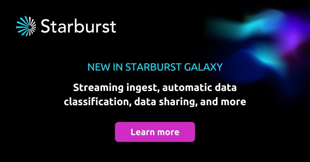 📣 We are excited to announce new capabilities that support building interactive #dataapplications on the #datalake. These features help simplify development on a data lake by unifying #dataingestion, #datagovernance, and data sharing on a single platform.
okt.to/FJuypT