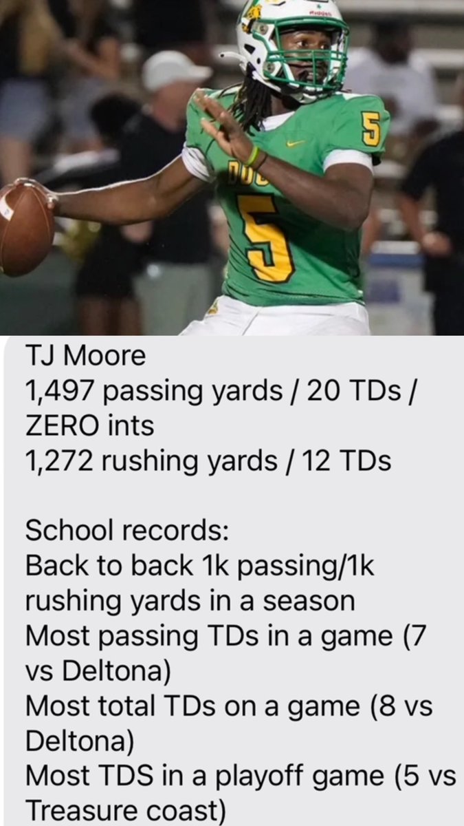 Moore to come💪🏾💛💚@Tj5Moore @TaihjMoore