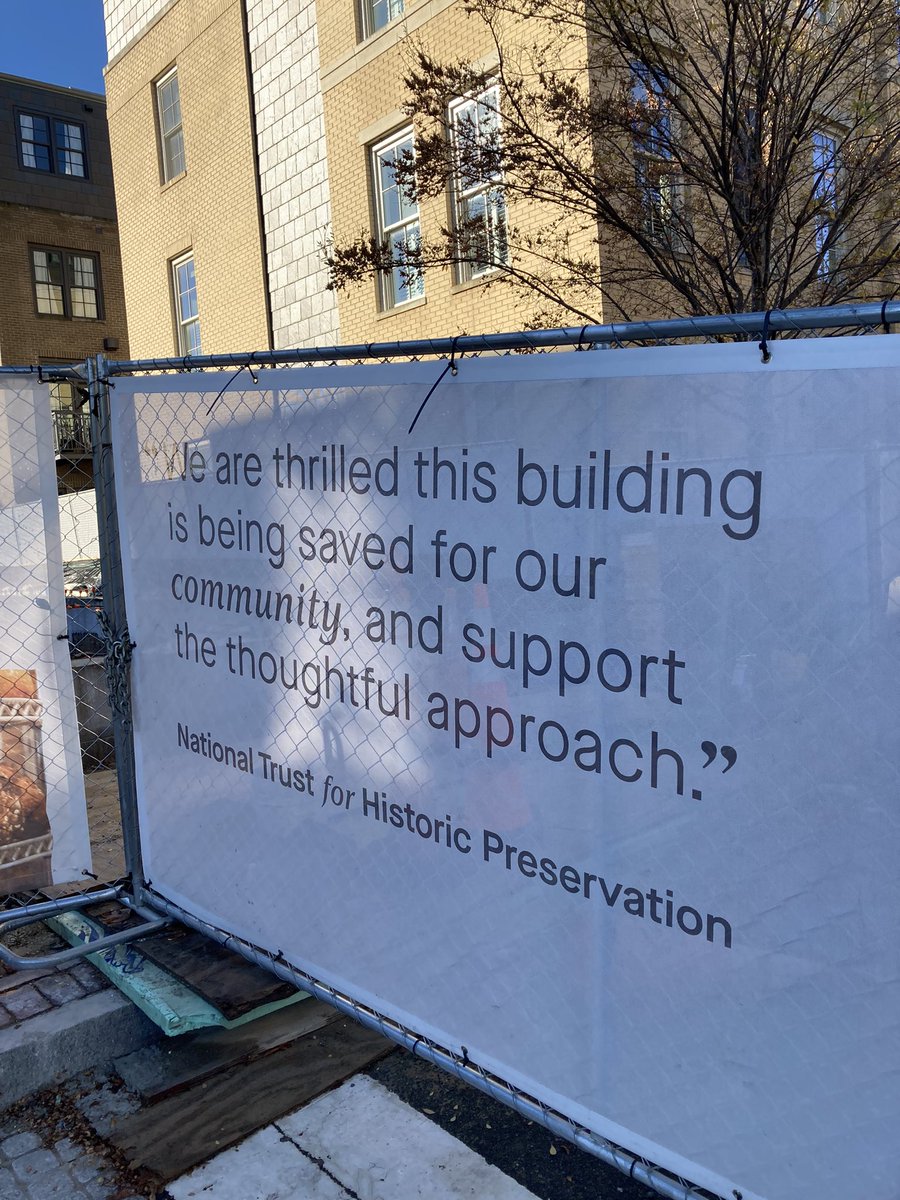 TomSpoehr's tweet photo. Guessing the National Trust for Historic Preservation and I have differing definitions of what “saving” means?   Because this is completely demolished @SavingPlaces @AlexHistorical https://t.co/IYcFMRDnCz