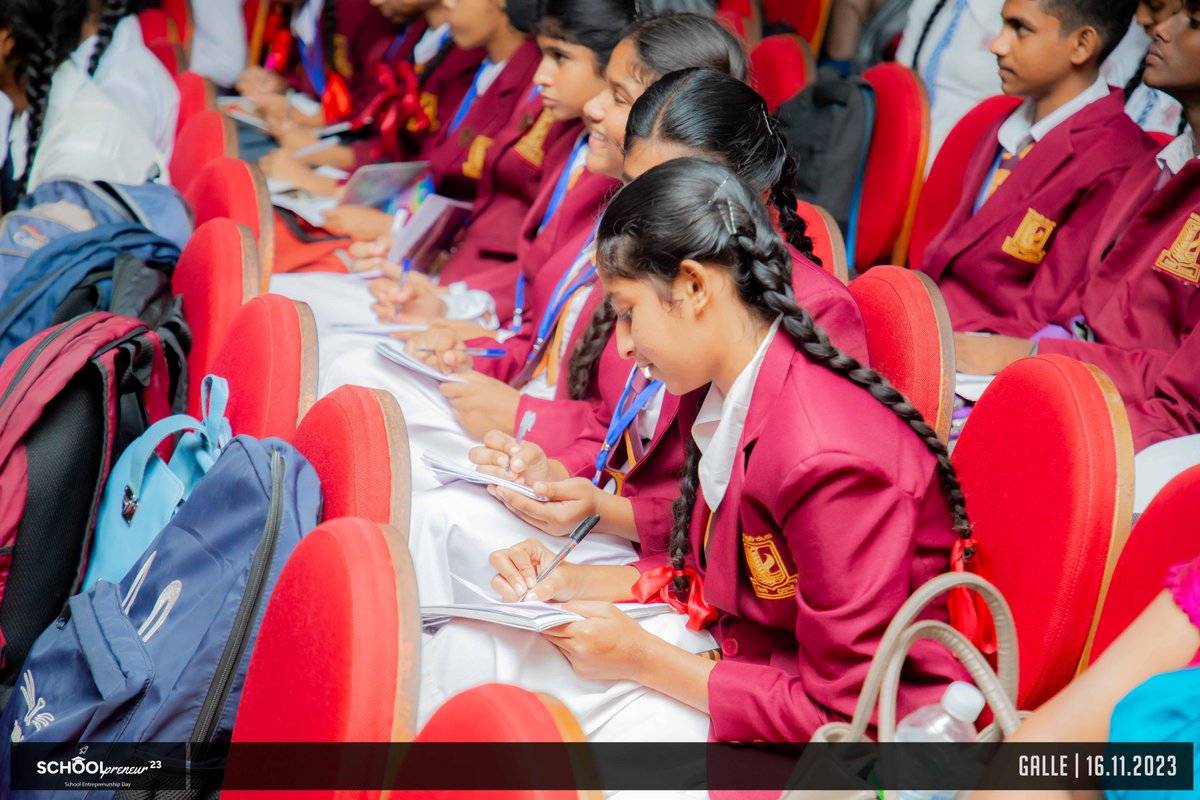 Highlights from Schoolpreneur ’23 Galle as Student Entrepreneurs got together to celebrate their business ideas and learn more about taking their ideas to the next level.

#Schoolpreneur23 #StudentEntrepreneurs #ForABetterFuture
