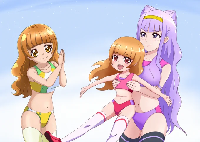 #いいニーハイの日プリキュア陸上部、ニーハイが多い 