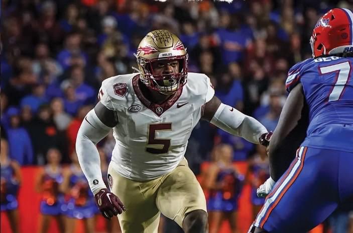THE DAILY SAUCE: Nov. 28, 2023 Florida State football's Trey Benson (Running Back) and Jared Verse (Defensive Lineman) were recognized as ACC players of the week at their positions for their efforts in Saturday's 24-15 win over Florida. 📷: Florida State athletics