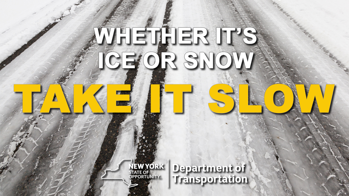 Crews are fully engaged clearing snow and ice today, but please use caution driving as all of Western New York is forecasted more snow today