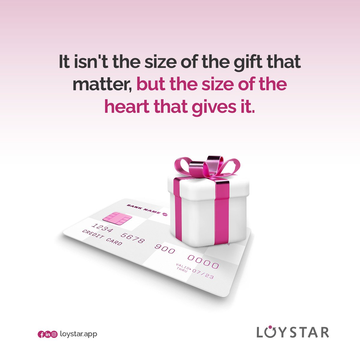 It's that time of the year...
and if you are a brand that cares,
rewarding your customers this festive season is a good way to make them cheer 🤩

#GiftCardsForChristmas
#DontJustSellBuildLoyalty