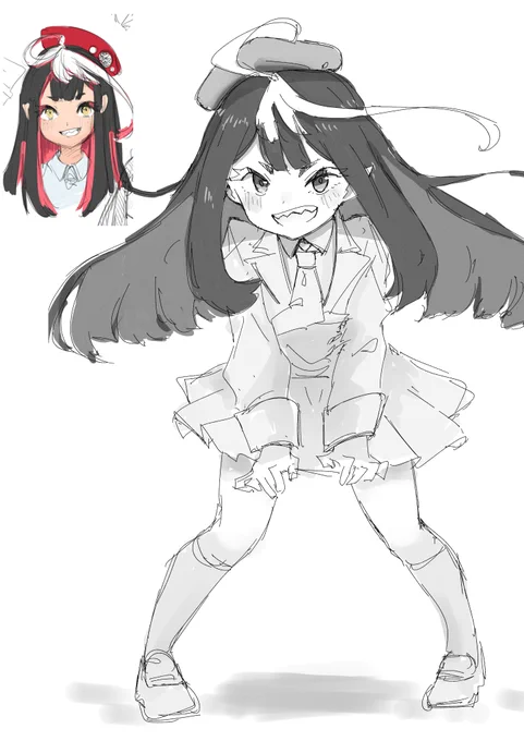 色々並行して進めてるんだけど、昔のキャラを描き直して友達増やすなんかしてた 