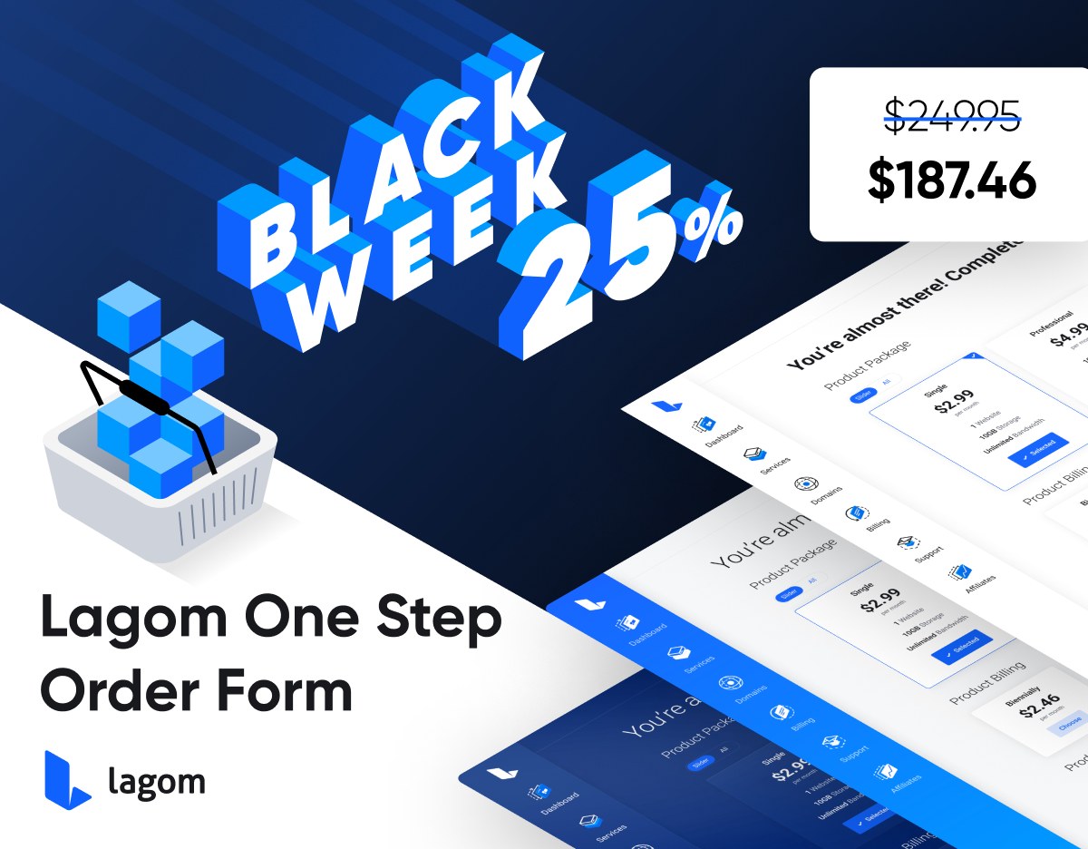 🚨The Countdown is On!🎉Join the Black Week hype with ultimate steal for you – #Lagom One Step Order Form at an unbeatable price! Simplify orders, amplify your experience. Snag yours with code: 'BlackWeeks25%' before Dec 3, 2023. lagom.rsstudio.net/products/order… 🕒 #WHMCS #Hosting #Sales