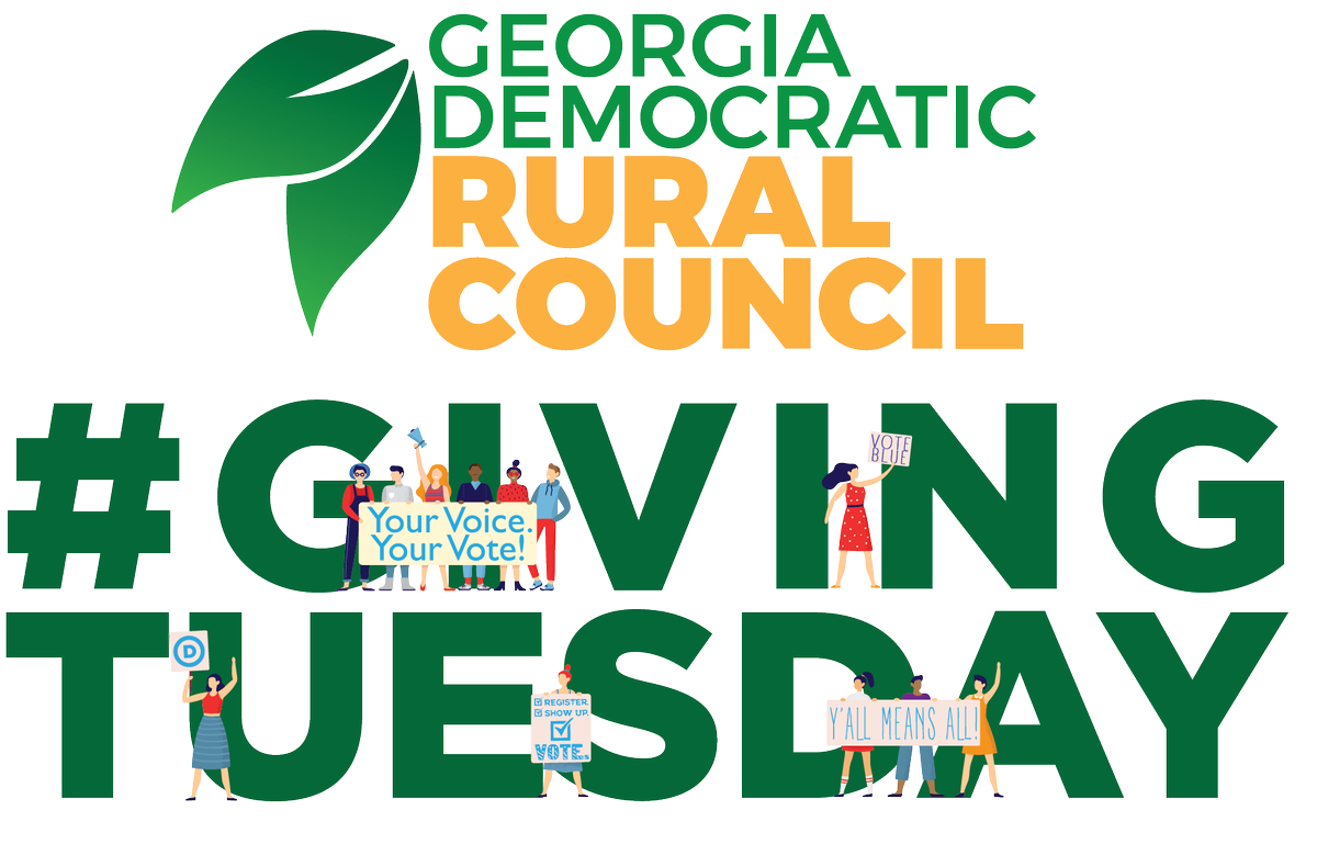 GaRuralDems's tweet photo. Happy #GivingTuesday! Today is the day when people around the world come together to give back to the causes they believe in, and we hope that you'll join us in supporting our work at the Georgia Democratic Rural Council. 

https://t.co/DO9B7qcobj https://t.co/gG8VMHspBp