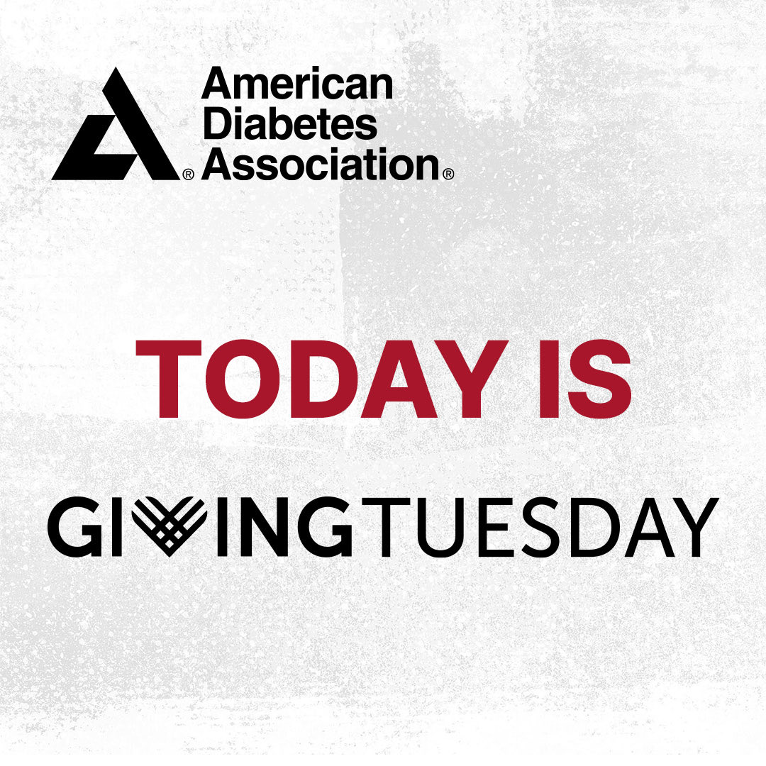 This #GivingTuesday, join me and my organization, @AmDiabetesAssn, as #WeFightDiabetes. Every donation makes a difference – will you fight diabetes with us? Your donation will be matched by an anonymous donor up to a campaign total of $100,000. ❤️👊 diabetes.org/donate
