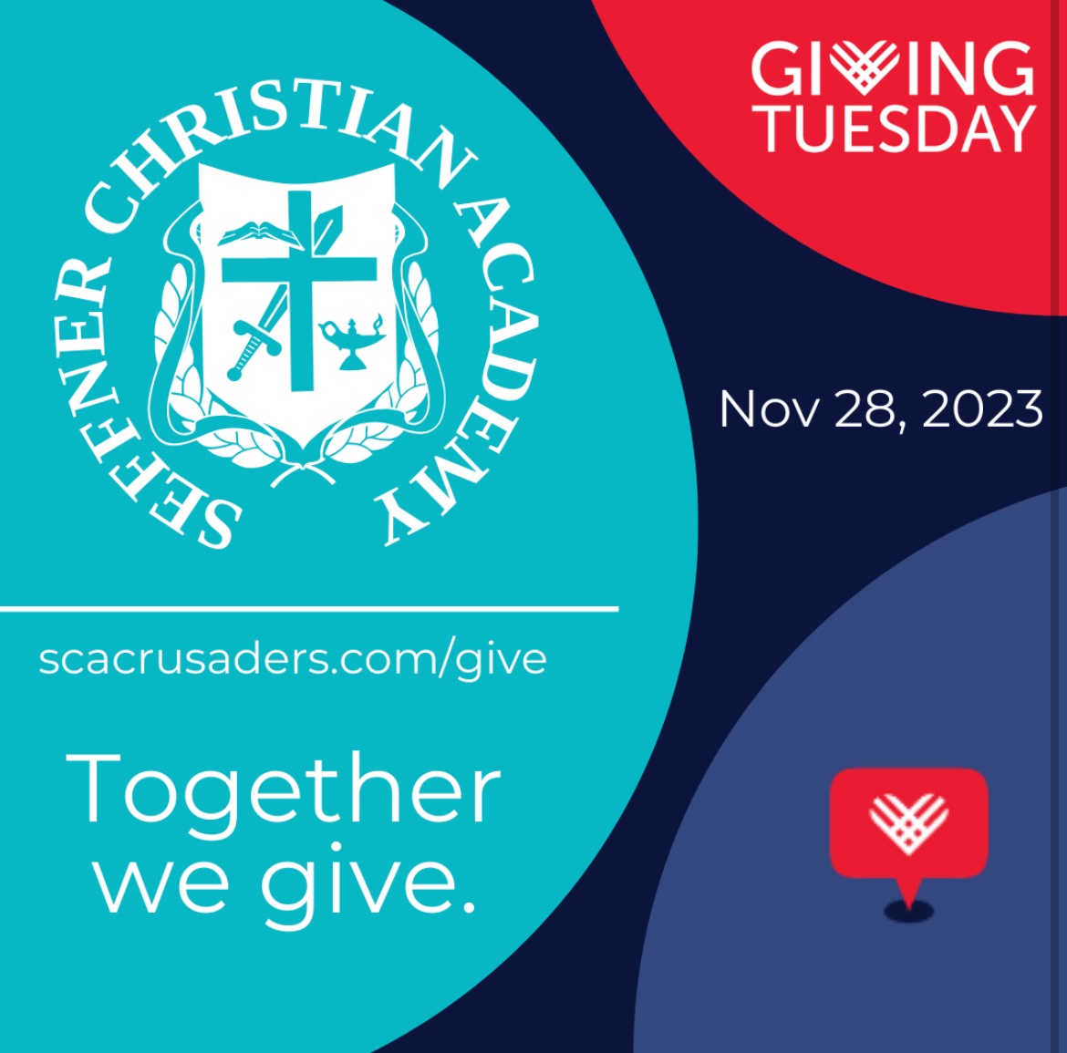 Today is a great opportunity to prayerfully partner with us in contributing to our annual fund as we celebrate the global generosity movement of #GivingTuesday. Our link to give a gift is in our profile. scacrusaders.com/give/