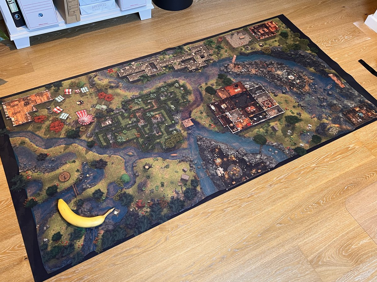 This one's been some time in the making, but we're really happy to start our partnership with <a href="/KrakenWargames/">Kraken Wargames</a>! They're the ones responsible for this beast below. 😃♥️

Now all of you can start making your humongous maps yourselves!

#indiegamedev #ttrpg #dnd #pathfinder