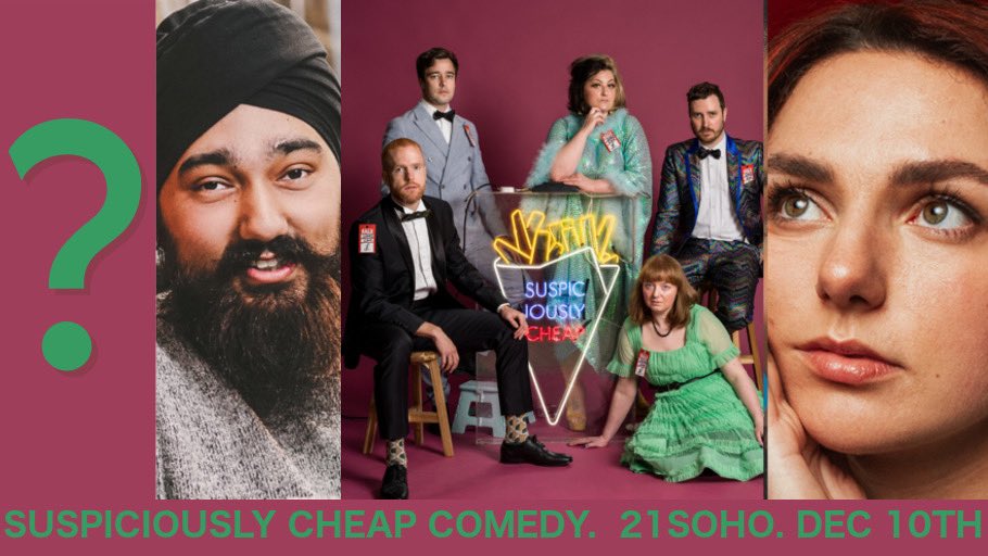 This is already a banging lineup and we can’t wait to tell you who else we’ve got, but that wouldn’t be fair on other shows so for now; Daman Bamrah and Ania Magliano, plus Tarot and KPM. 

Helluva night. 

tickettext.co.uk/E8gah9DCUy?utm…