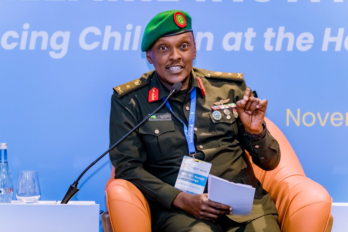 DallaireInst's tweet photo. Building community trust and incorporating learnings into training &amp; doctrine could help the security sector counter negative perceptions &amp; increase the effectiveness of their #childprotection efforts, according to members of the second panel at #V2AKigali2023. https://t.co/w15ISTX3PO