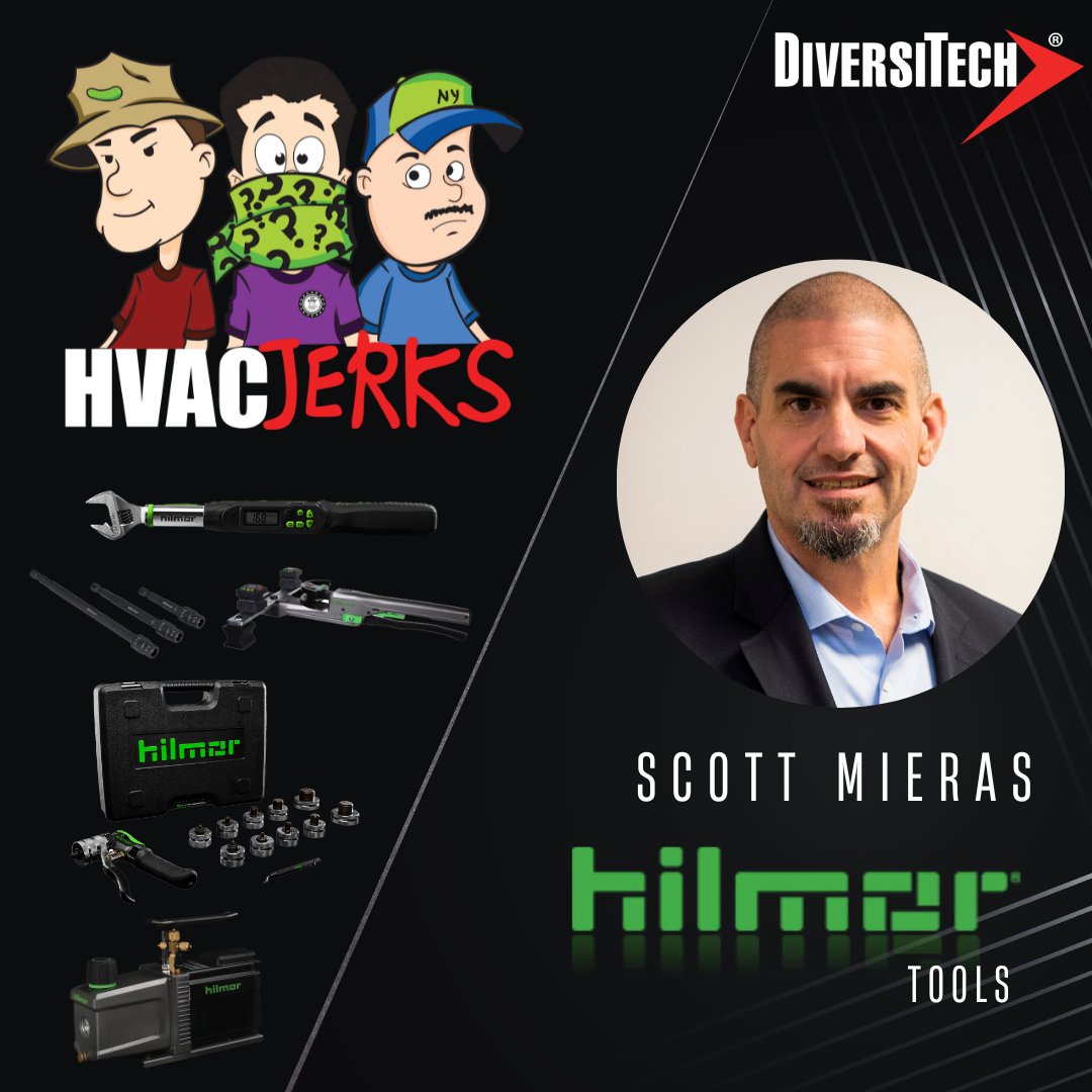 SpeedClean_HVAC's tweet photo. If you're wondering what's going on in the world of tools at @DiversitechC, listen to the latest episode of @HVACJerks with guest Scott Mieras by clicking this link: https://t.co/NuGuGPk9ln https://t.co/aYBP0JqTzc