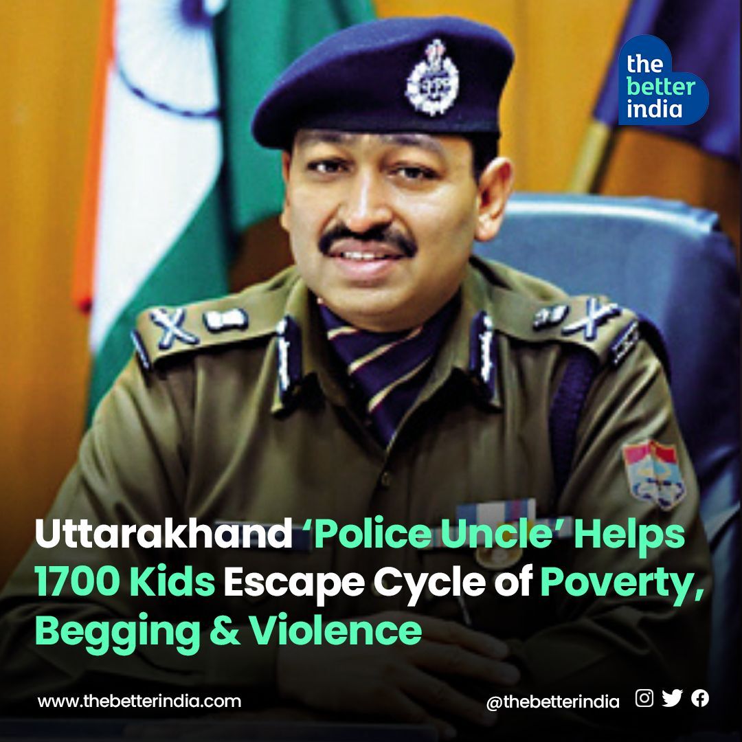 Uttarakhand’s ‘Police Uncle’ has rescued and rehabilitated over 1,700 child beggars in the state by providing them with education.   

#Uttrakhand #heroesofhumanity #Police #inspiringjourney #educationforall #ImpactMakers