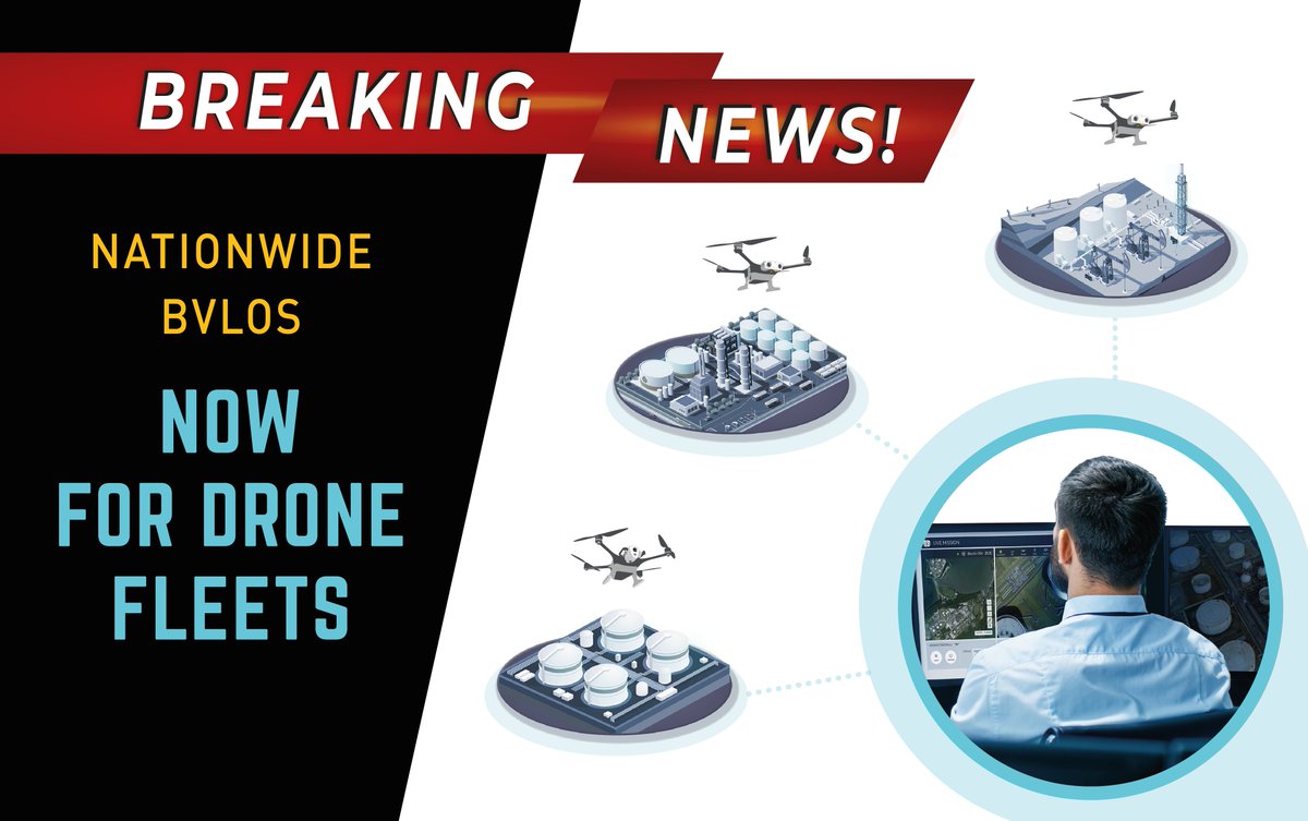 Percepto- Autonomous Drones (@perceptodrones) on Twitter photo 🆕 Today we're announcing the <a href="/FAANews/">The FAA ✈️</a> approval of up to 30 Percepto drones from one control center in the US! The approval requires no personnel on site, allowing customers to cost-effectively scale their drone programs
Full press release here: hubs.ly/Q02b8XD30 🆕 Today we're announcing the <a href="/FAANews/">The FAA ✈️</a> approval of up to 30 Percepto drones from one control center in the US! The approval requires no personnel on site, allowing customers to cost-effectively scale their drone programs
Full press release here: hubs.ly/Q02b8XD30