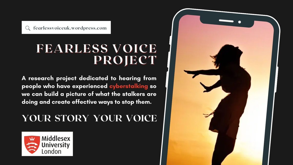 CATS_Middlesex's tweet photo. 📣 Launch of Pioneering #Cyberstalking Research Project!

Our mission is to #empower those who've faced cyberstalking. Your stories hold the key to understanding &amp; fighting this complex issue🚨

#Join us in breaking the silence:
➡️https://t.co/bi5nwTZW7G https://t.co/IxdiAB46ke