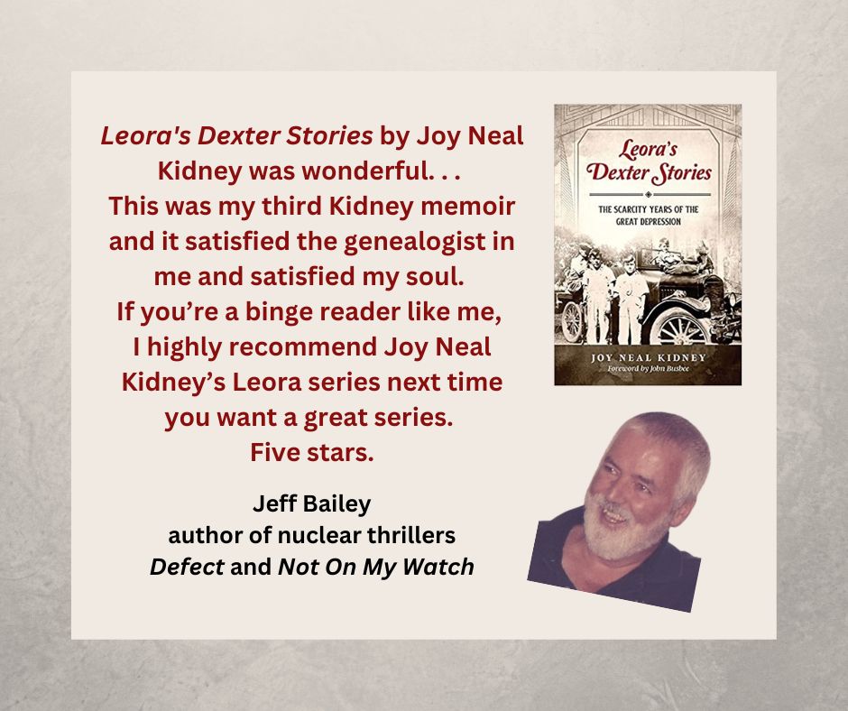 #JeffBailey #nuclearthrillers #Defect #NotOnMyWatch #LeorasDexterStories #GreatDepression #bookseries #gelealogy #Leoraseries