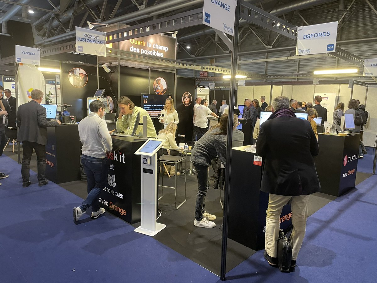 Rencontrez les équipes d’@Orange et <a href="/OrangeCyberFR/">Orange Cyberdefense France</a> au salon <a href="/IndustriesFutur/">BE 4.0 Salon Industries du Futur</a> à Mulhouse jusqu’à demain

Venez échanger autour de la #5G, de la #cybersécurité et découvrir les 7 #startups présentes sur notre stand
 #BE50 #IndustriesduFutur