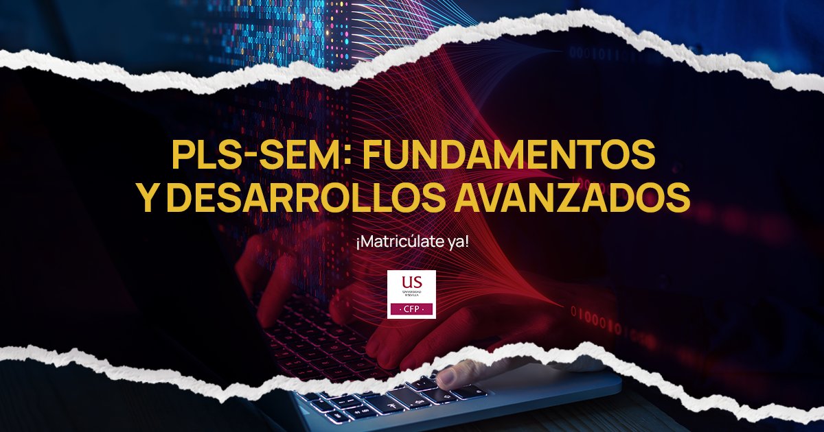 Preinscripción abierta para el #curso: PLS-SEM: Fundamentos y Desarrollos Avanzados. 👇🏼

📆 Inscríbete hasta el 17/12 
💻 A distancia
Nº de créditos: 4,00 ECTS 
Dirige los estudios: <a href="/jlroldan67/">Jose L. Roldan</a>
ℹ Más información: cfp.us.es/cursos/fc/pls-… 
#CFPUnisevilla